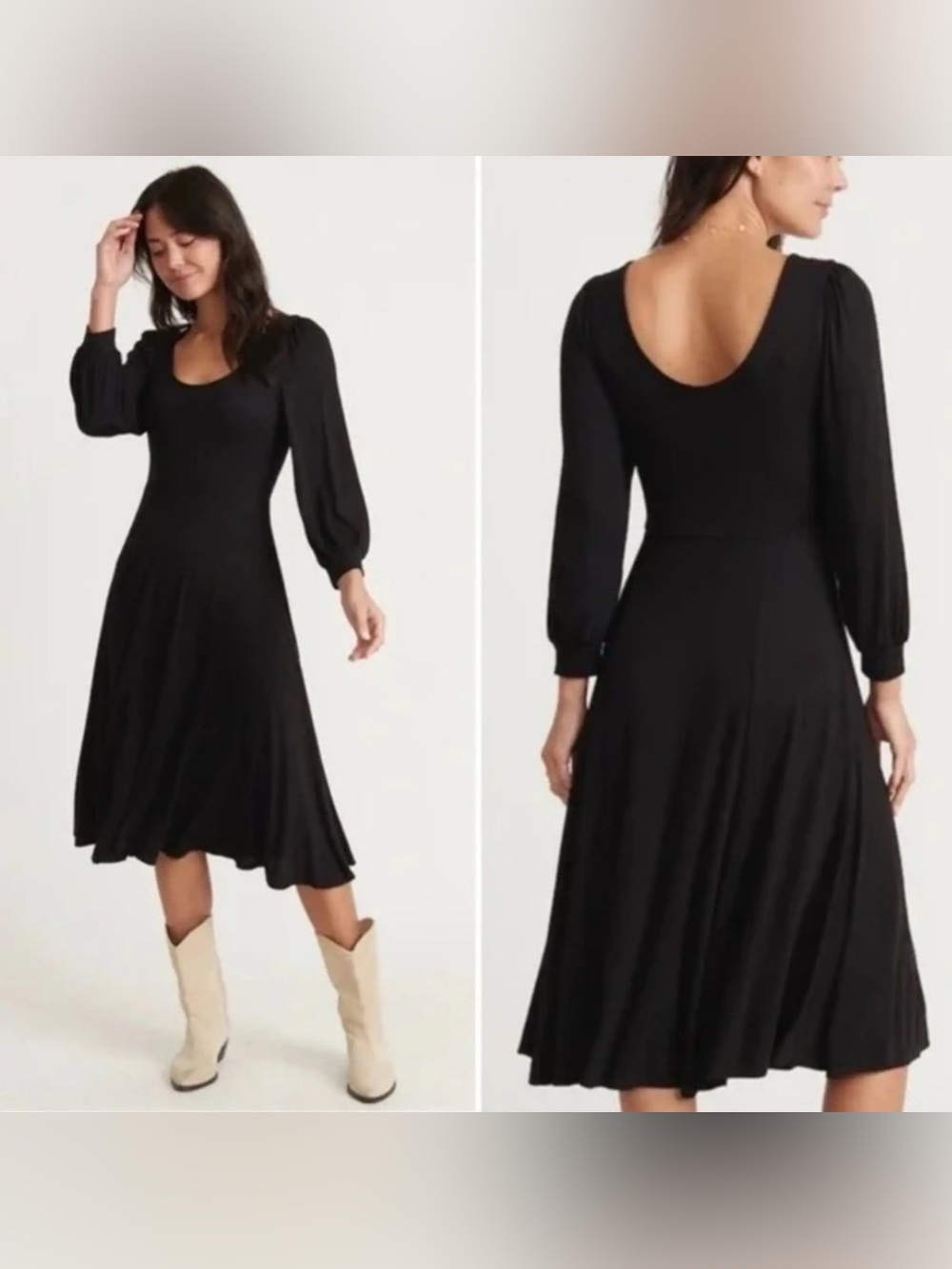 Marine Layer Black Lexi Dress Small